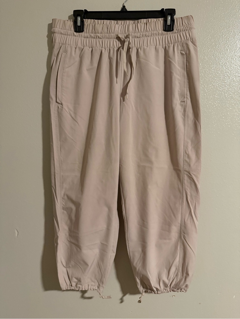 RBX Men's Drawstring Jogger Pants in Light Beige